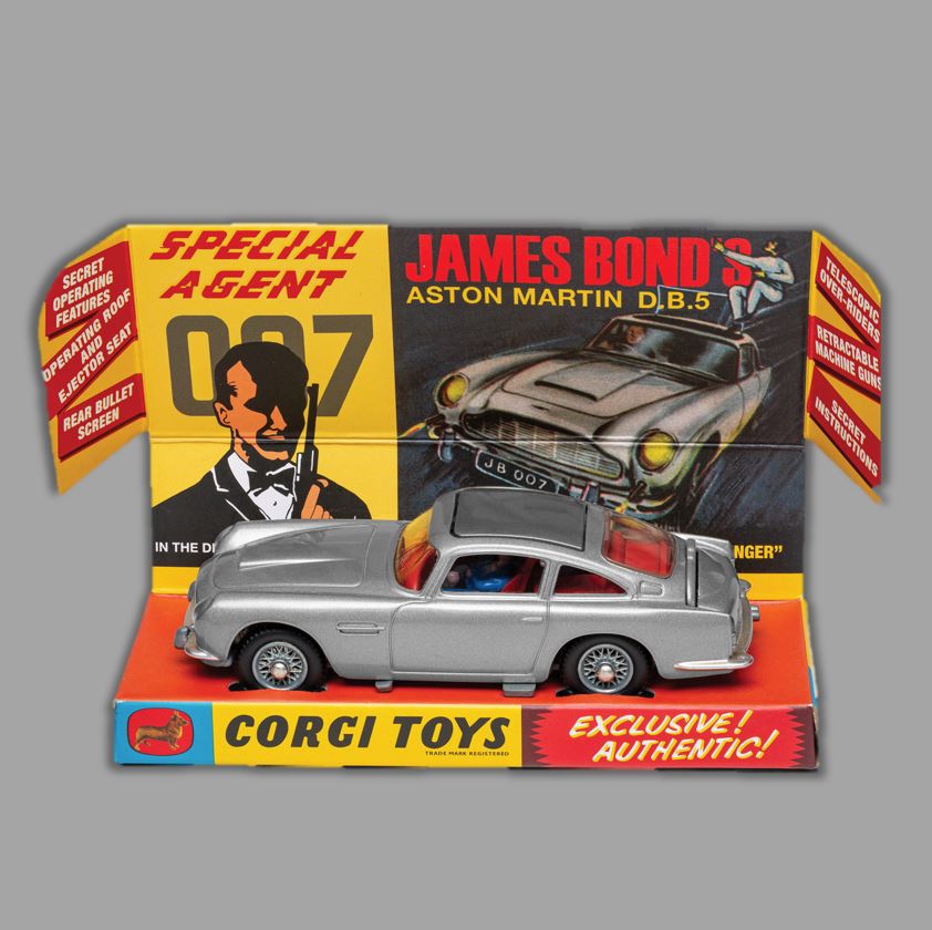 James Bond Aston Martin DB5 Model Car With Ejector Seat - Goldfinger Anniversary Edition - By Corgi (Pre-order)