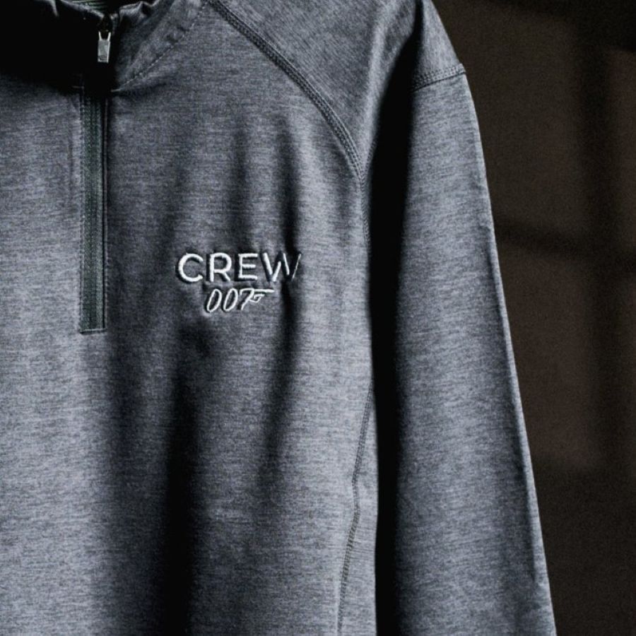 James Bond Technical Quarter Zip Top - 007 Crew Edition