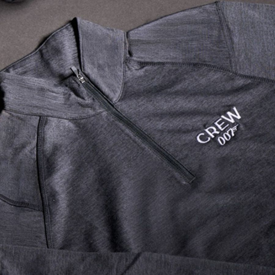 James Bond Technical Quarter Zip Top - 007 Crew Edition