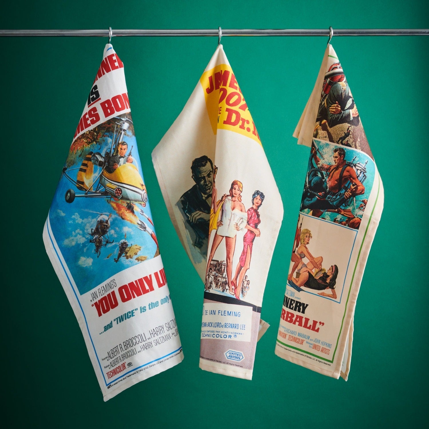 James Bond You Only Live Twice Tea Towel 007Store