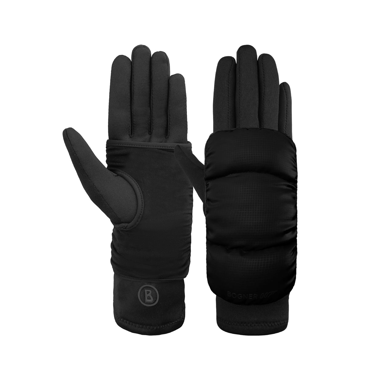 James Bond Quilted 2-In-1 Touch Gloves - By Bogner