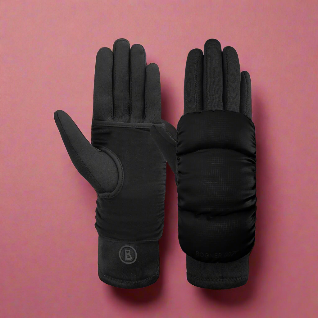 James Bond Quilted 2-In-1 Touch Gloves - By Bogner