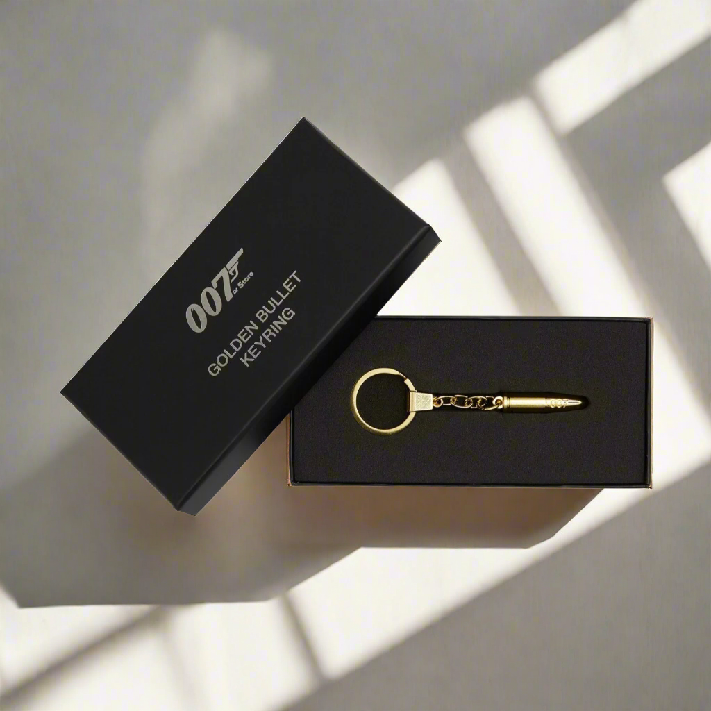 James Bond Golden Bullet Keyring - The Man With The Golden Gun Edition 007Store