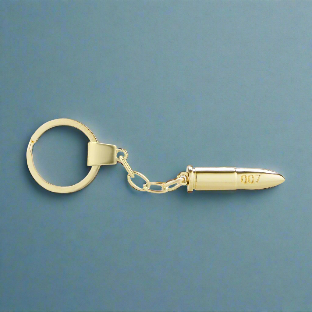 James Bond Golden Bullet Keyring - The Man With The Golden Gun Edition 007Store