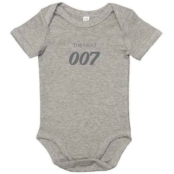 James Bond The Next 007 Baby Bodysuit Grey Edition US 007Store