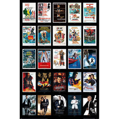 James Bond 25 Films Poster US | 007Store