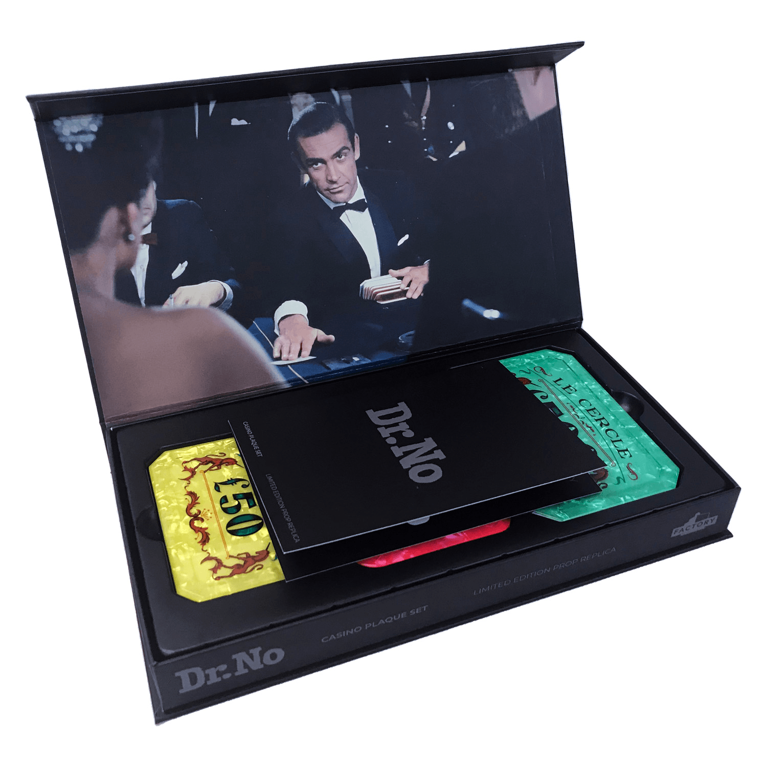 James Bond Casino Plaques Prop Replica - Dr. No Numbered Edition 007Store