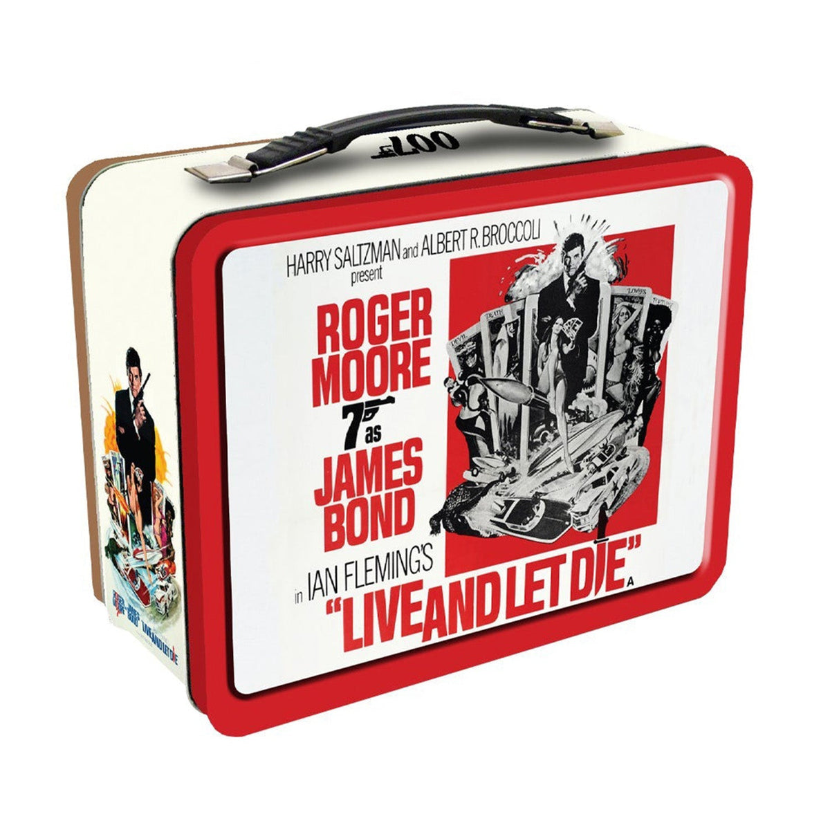 James Bond Live And Let Die Tin Tote Lunch Box