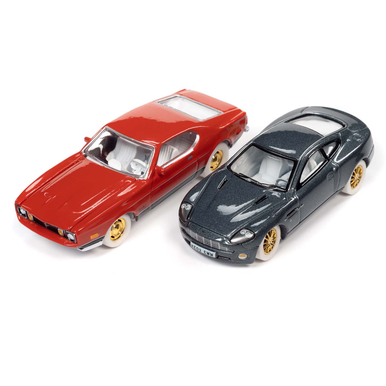 James Bond Mustang & Vanquish Two Car Set - By Johnny Lightning (Pre-order) ROUND2 