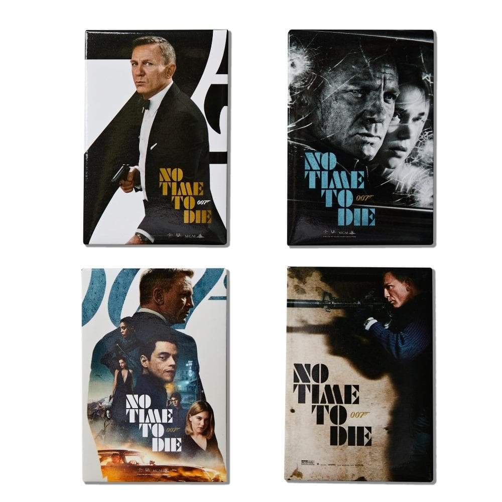 James Bond No Time To Die Poster Magnet Set 007Store