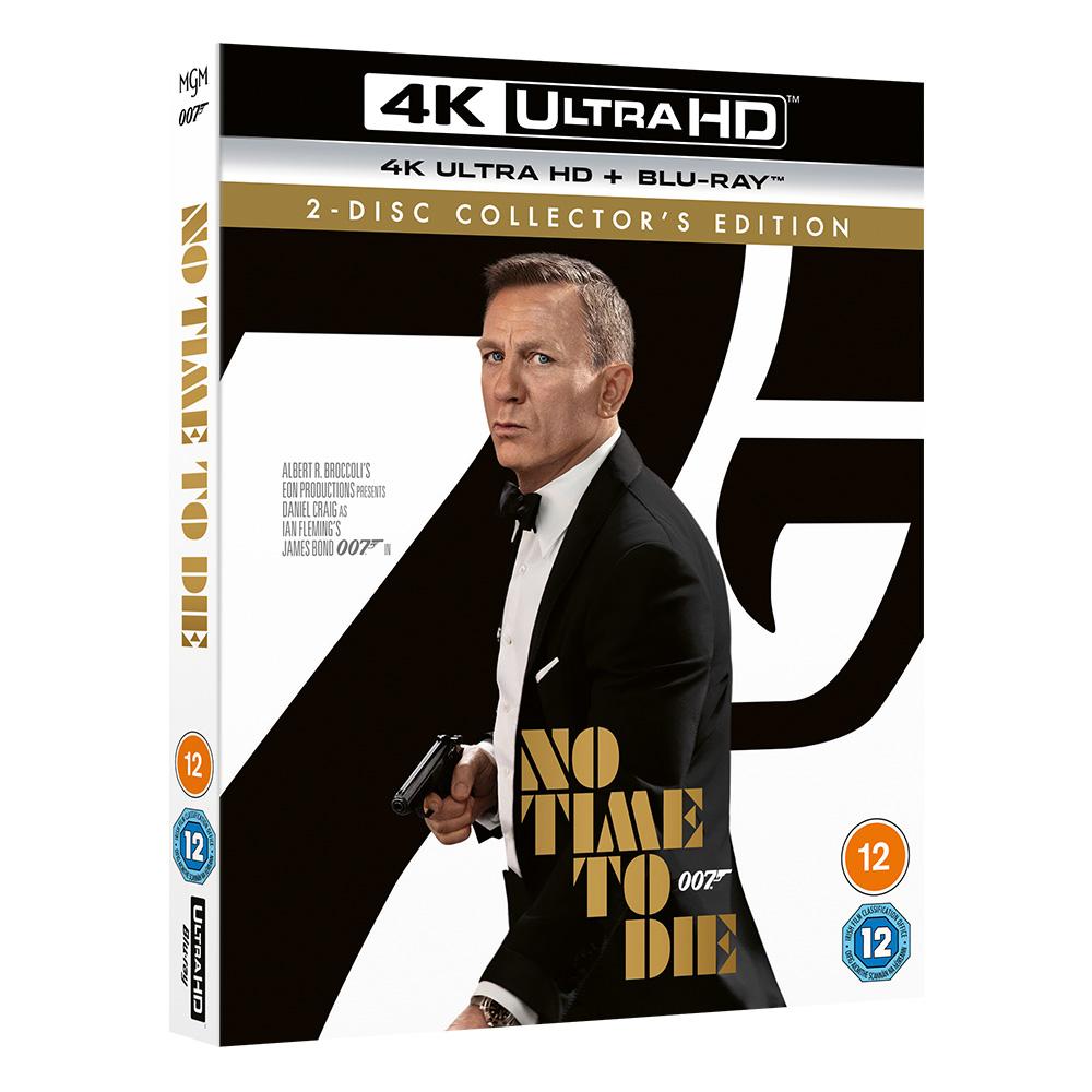 James Bond No Time To Die 4K UHD + Blu-Ray 2-Disc Collector’s Edition