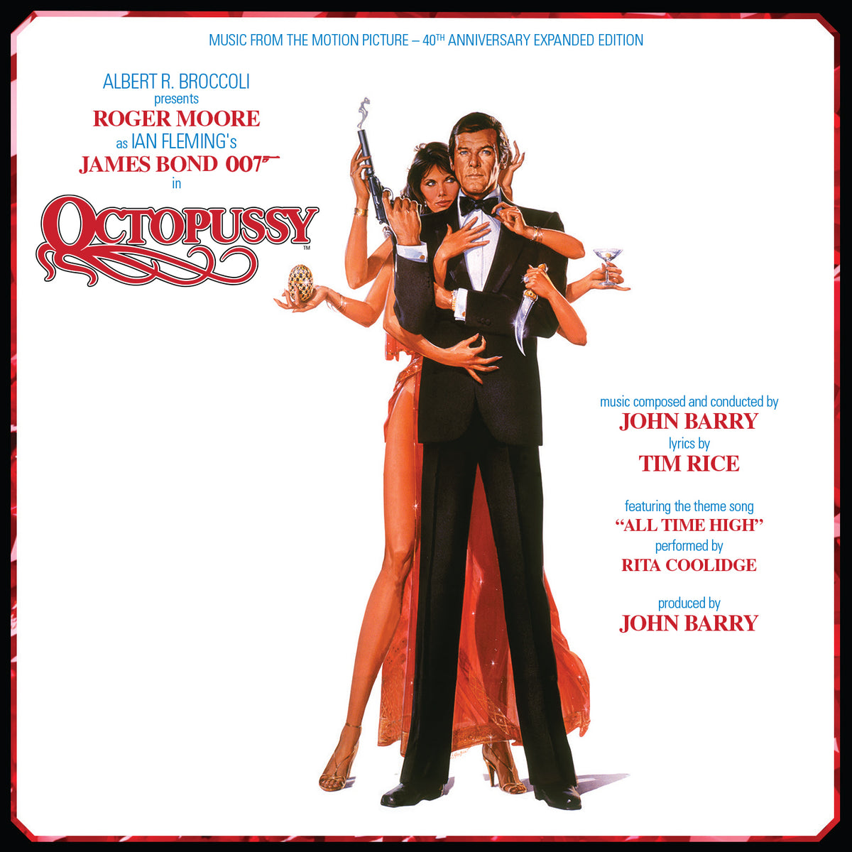 James Bond Octopussy Soundtrack Double CD Set - 40th Anniversary Expanded Remastered Edition