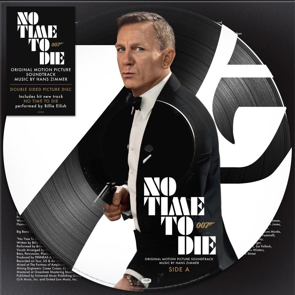 James Bond No Time To Die Soundtrack 12" Vinyl LP
