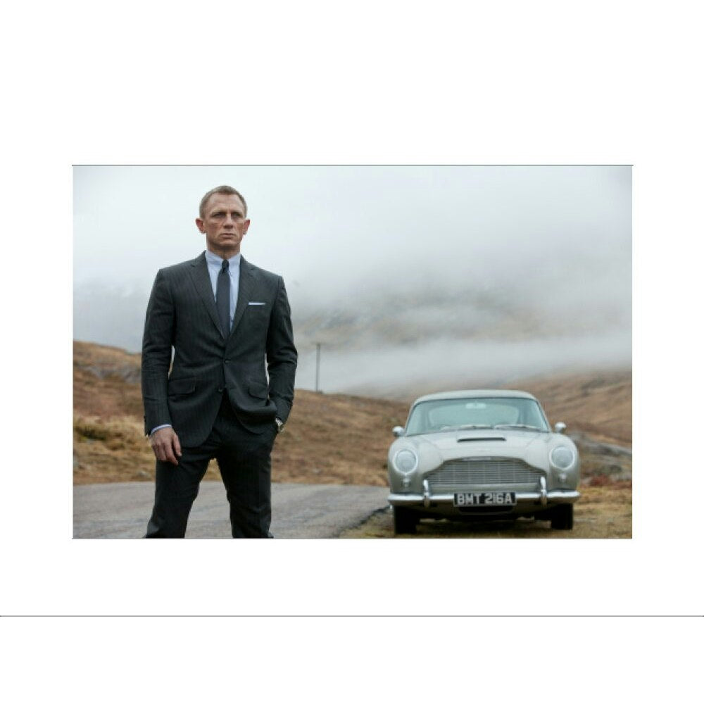 James Bond Skyfall 007 & DB5 Framed Art Print - By King & McGaw 007Store