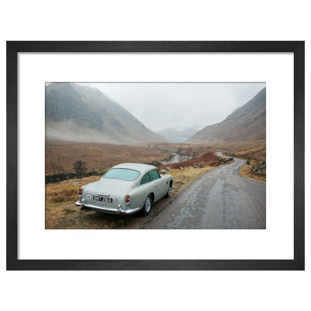 James Bond Skyfall DB5 Framed Art Print - By King & McGaw 007Store