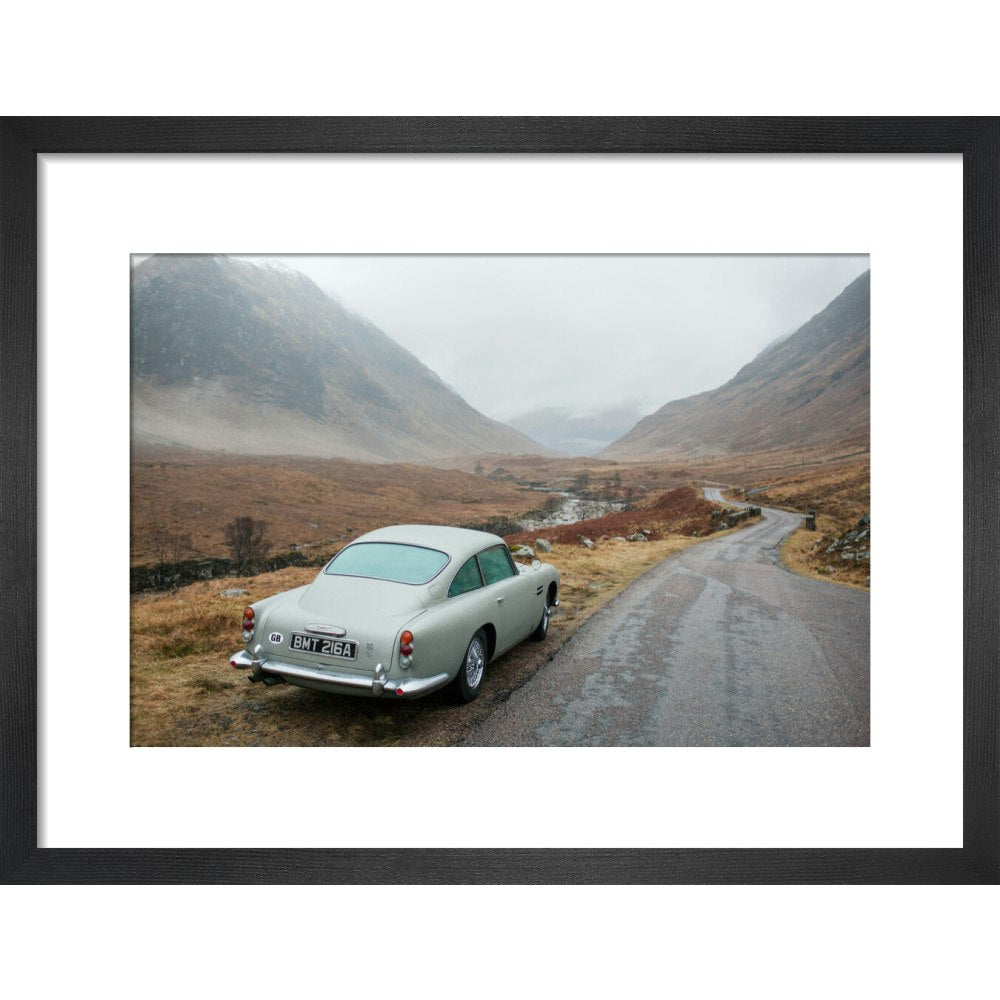 James Bond Skyfall DB5 Framed Art Print - By King & McGaw 007Store