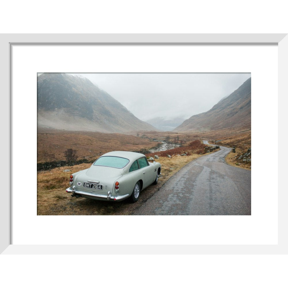 James Bond Skyfall DB5 Framed Art Print - By King & McGaw 007Store