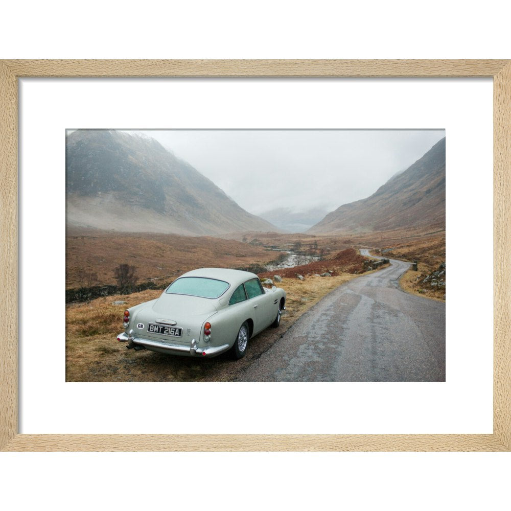 James Bond Skyfall DB5 Framed Art Print - By King & McGaw 007Store