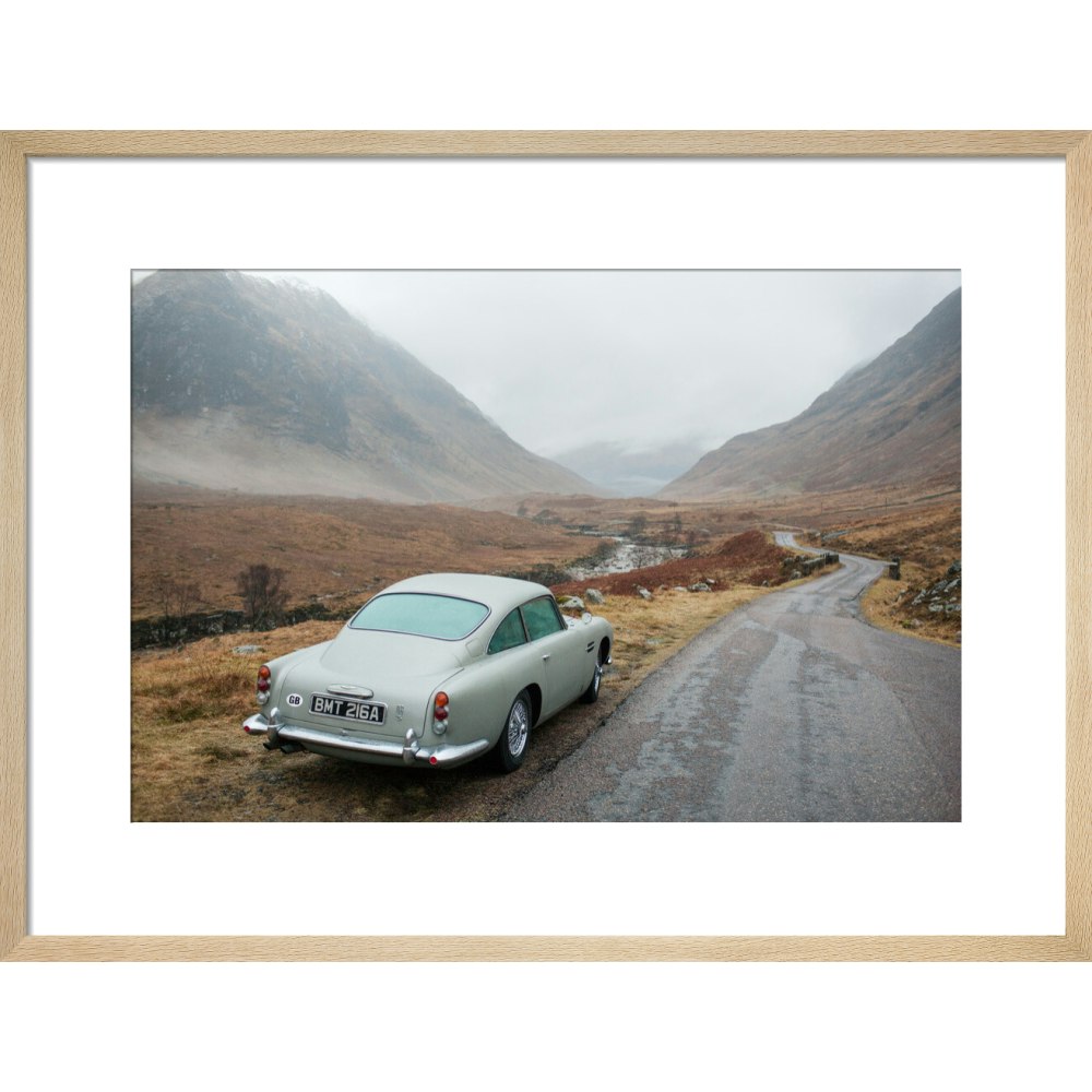 James Bond Skyfall DB5 Framed Art Print - By King & McGaw 007Store