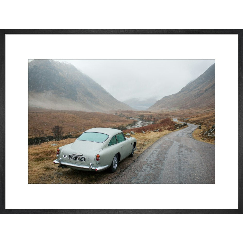 James Bond Skyfall DB5 Framed Art Print - By King & McGaw 007Store