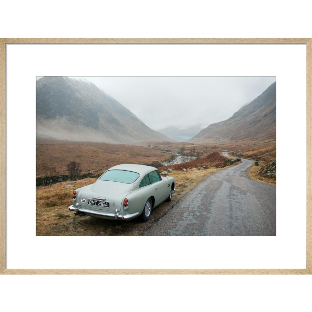 James Bond Skyfall DB5 Framed Art Print - By King & McGaw 007Store
