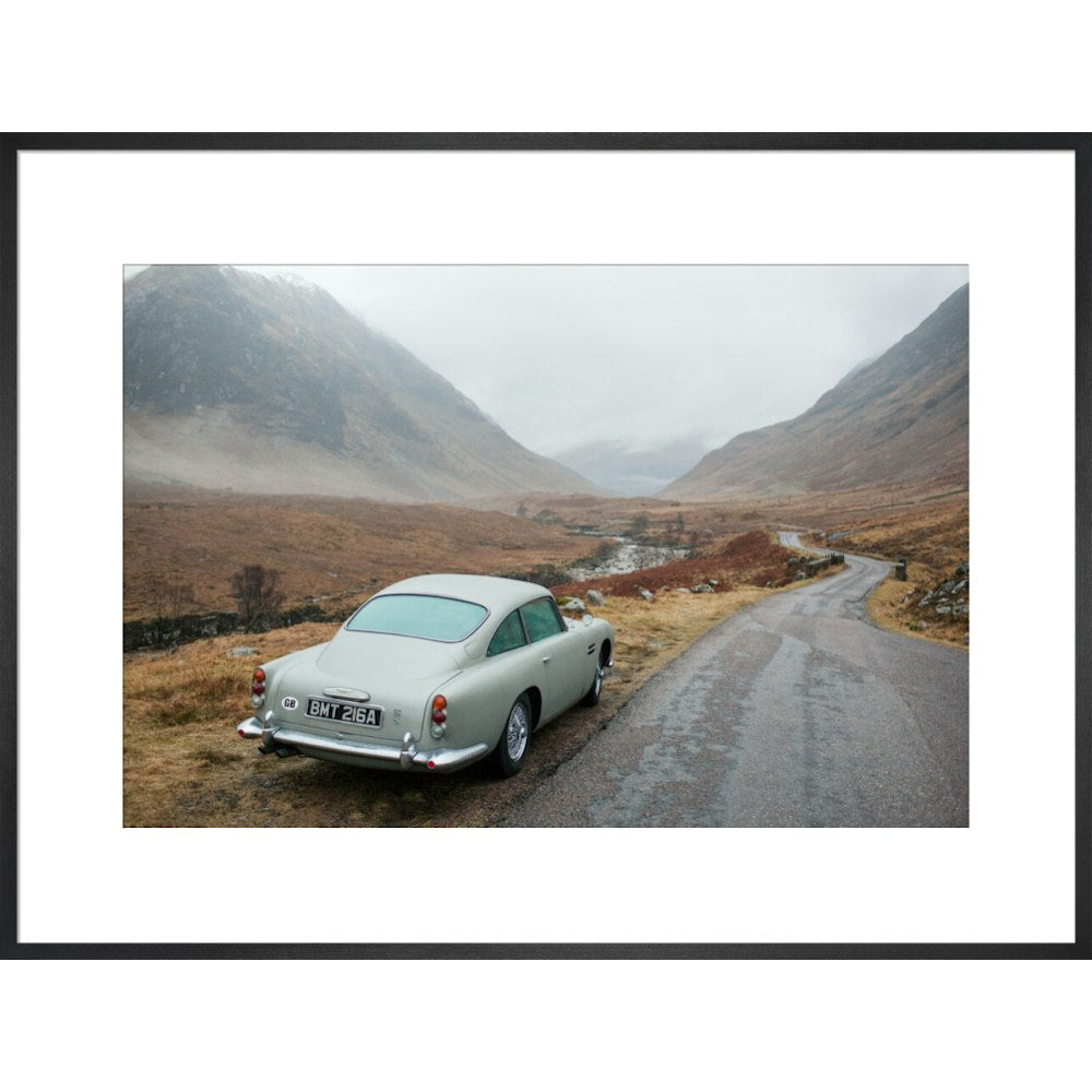 James Bond Skyfall DB5 Framed Art Print - By King & McGaw 007Store