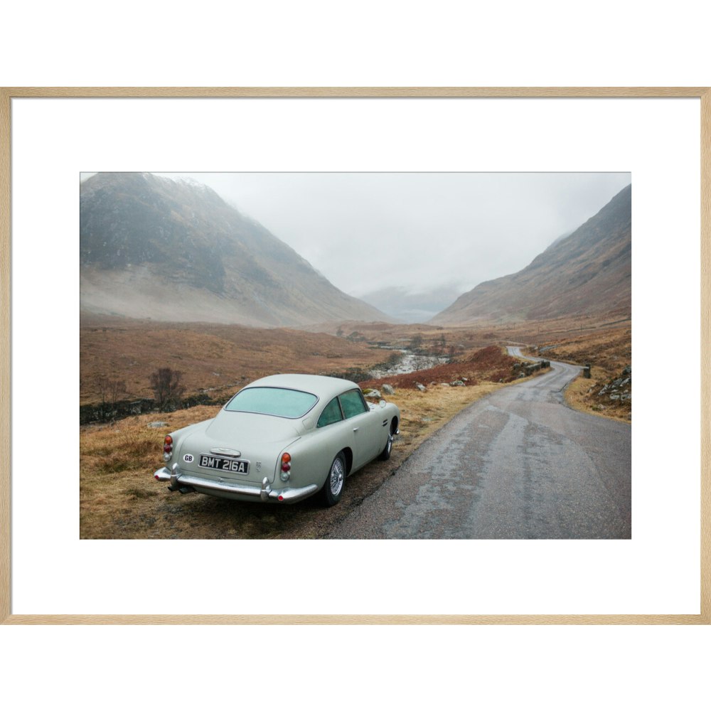 James Bond Skyfall DB5 Framed Art Print - By King & McGaw 007Store