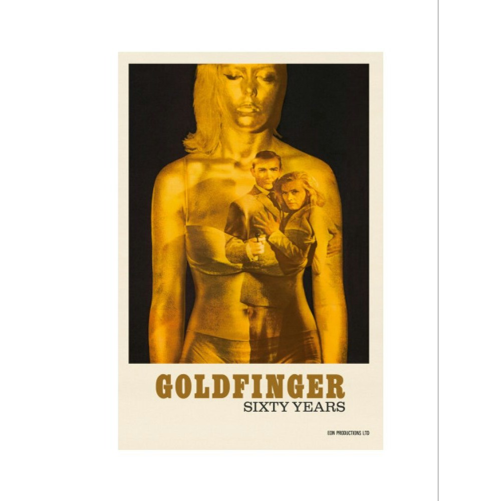 James Bond 60 Years of Goldfinger Framed Art Print - By King &amp; McGaw 007Store