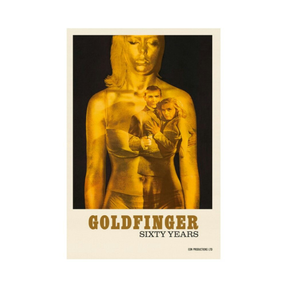 James Bond 60 Years of Goldfinger Framed Art Print - By King &amp; McGaw