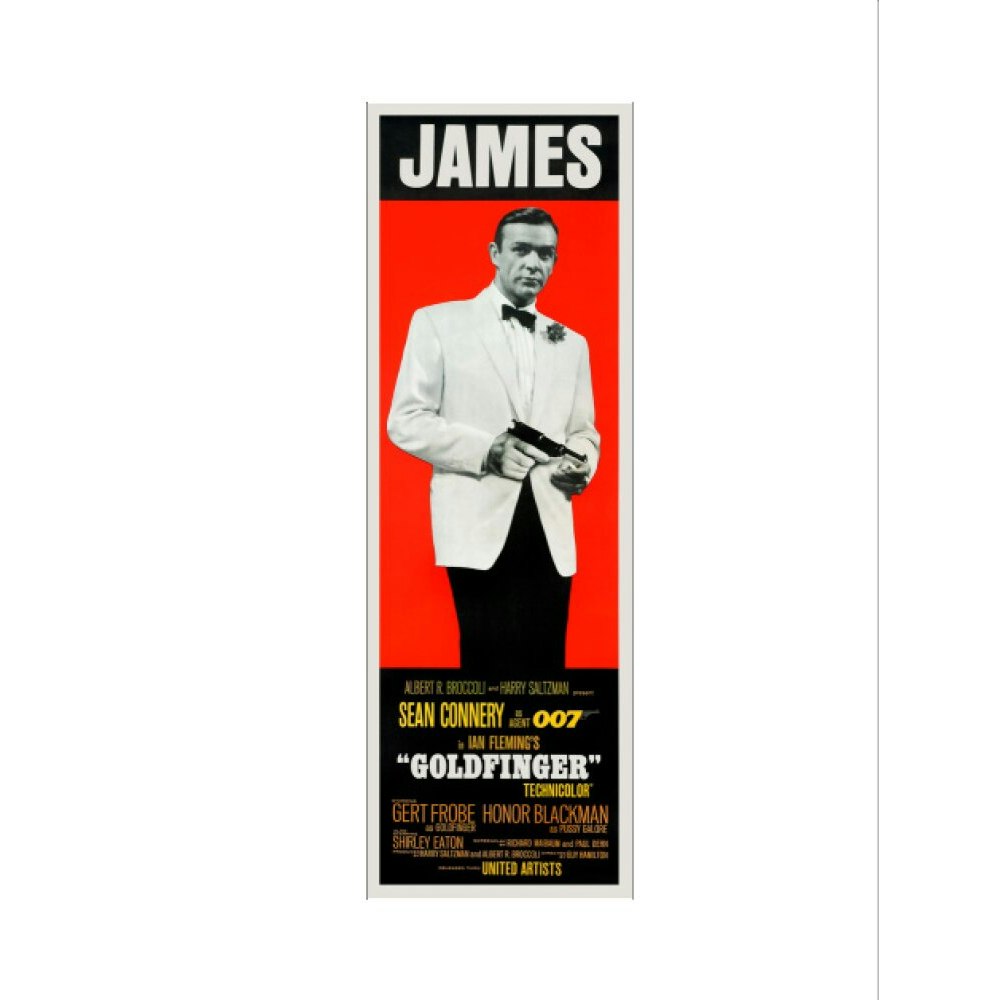 James Bond Goldfinger James Framed Art Print - By King & McGaw 007Store