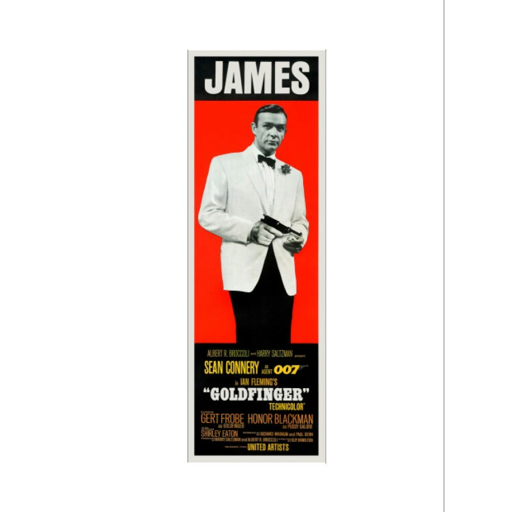 James Bond Goldfinger James Framed Art Print - By King &amp; McGaw 007Store