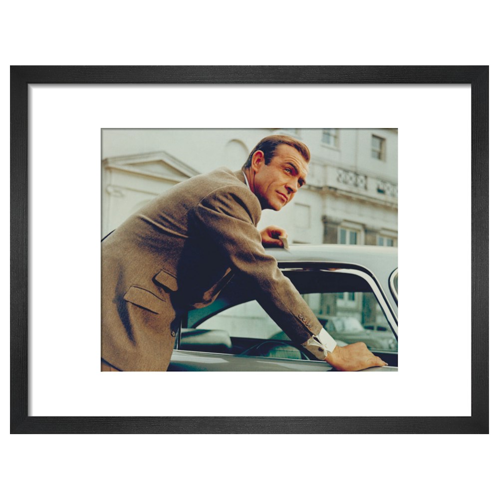James Bond Goldfinger Sean Connery Film Still Framed Art Print - By King & McGaw 007Store