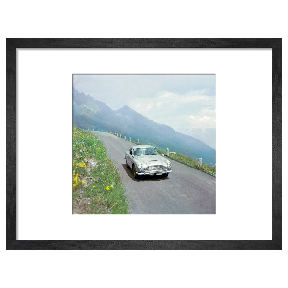 James Bond Goldfinger DB5 Film Still Framed Art Print - By King & McGaw 007Store
