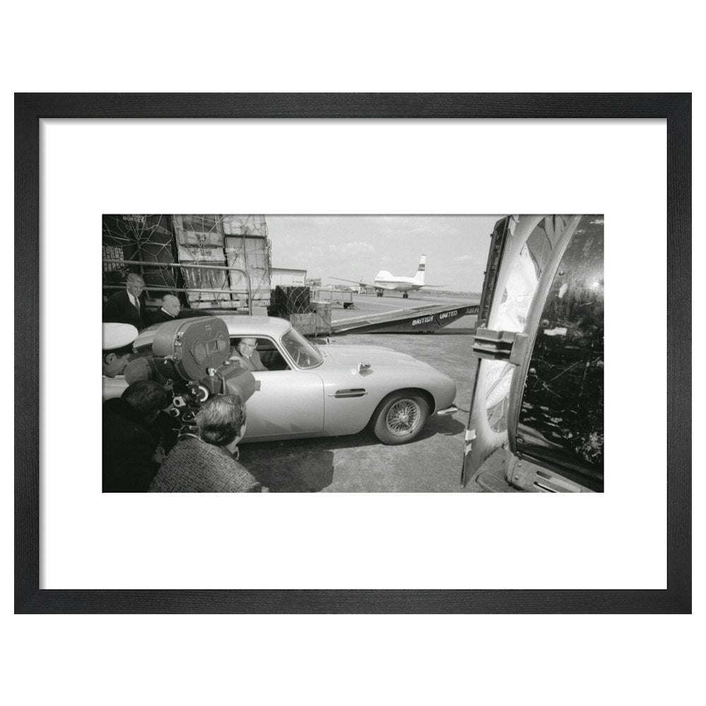 James Bond Goldfinger DB5 Framed Art Print - By King & McGaw 007Store