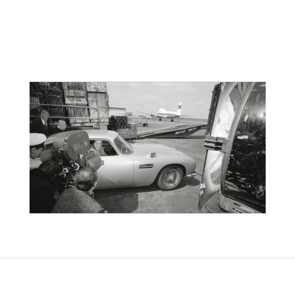 James Bond Goldfinger DB5 Framed Art Print - By King & McGaw 007Store