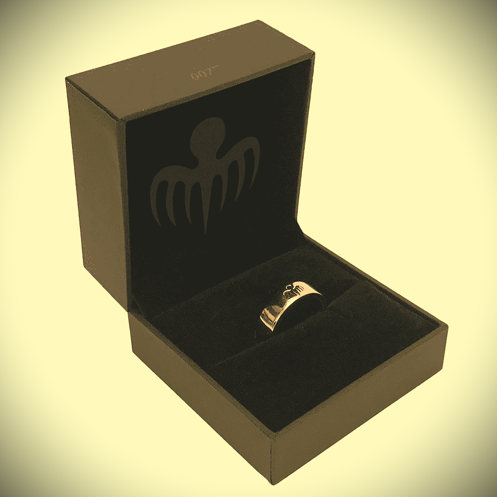 James Bond Blofeld No. 1 SPECTRE Agent Gold Ring Replica | 007Store