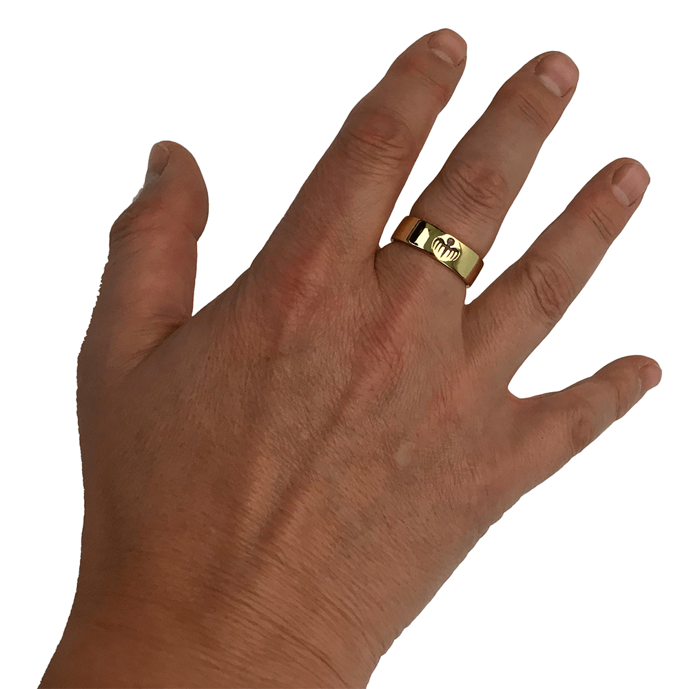 James Bond Blofeld No. 1 SPECTRE Agent Gold Ring Replica | 007Store
