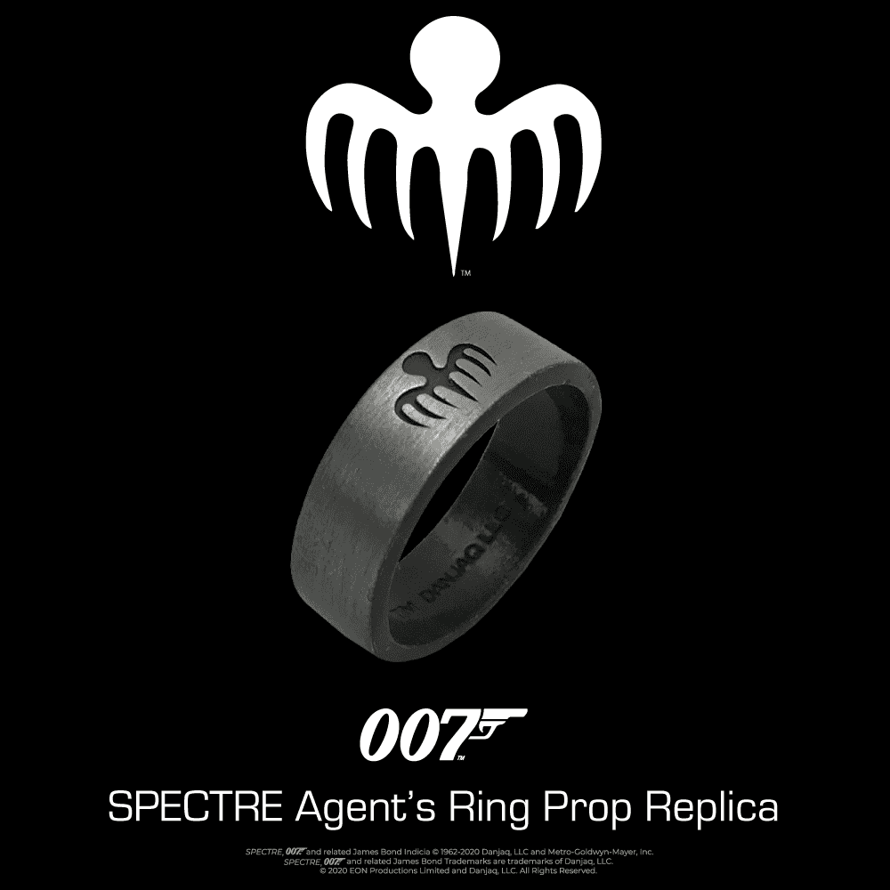 James Bond SPECTRE Agent Metal Ring Prop Replica | Official 007Store
