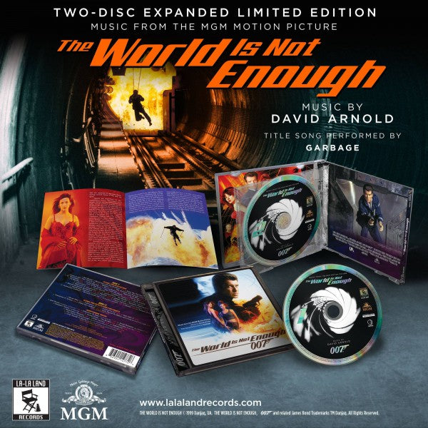 James Bond The World Is Not Enough Soundtrack Double CD Set - Expanded Remastered Edition 007Store