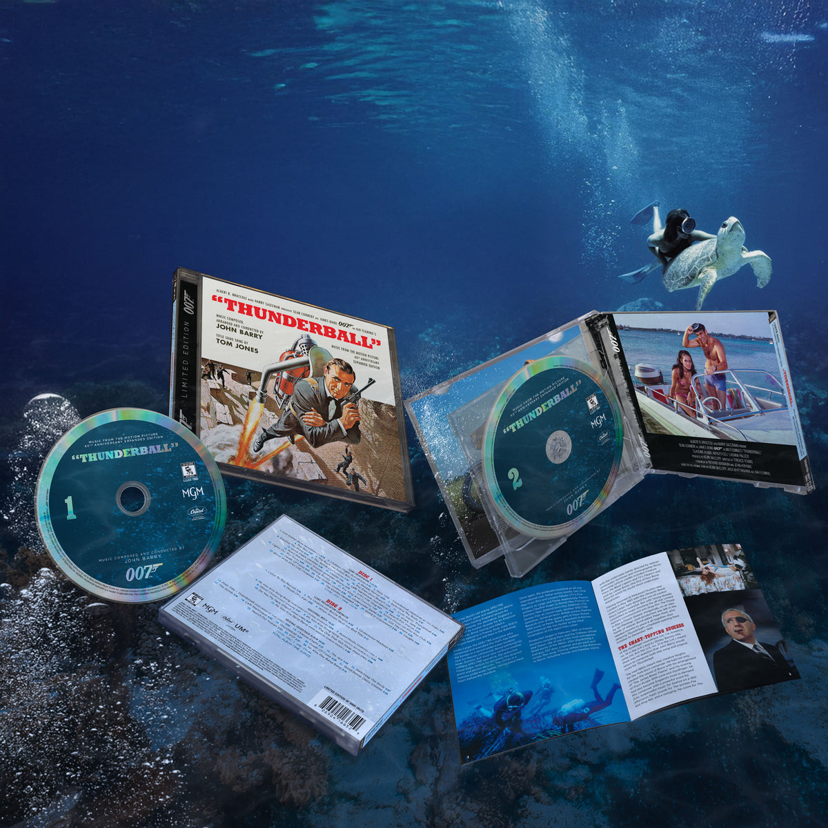 James Bond Thunderball Soundtrack Double CD Set - 60th Anniversary Expanded Remastered Edition (Pre-order)