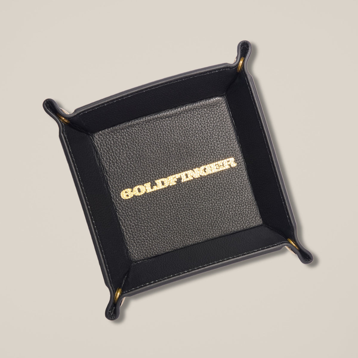 James Bond Leather Valet Tray - Goldfinger Edition - By Penfold 007Store