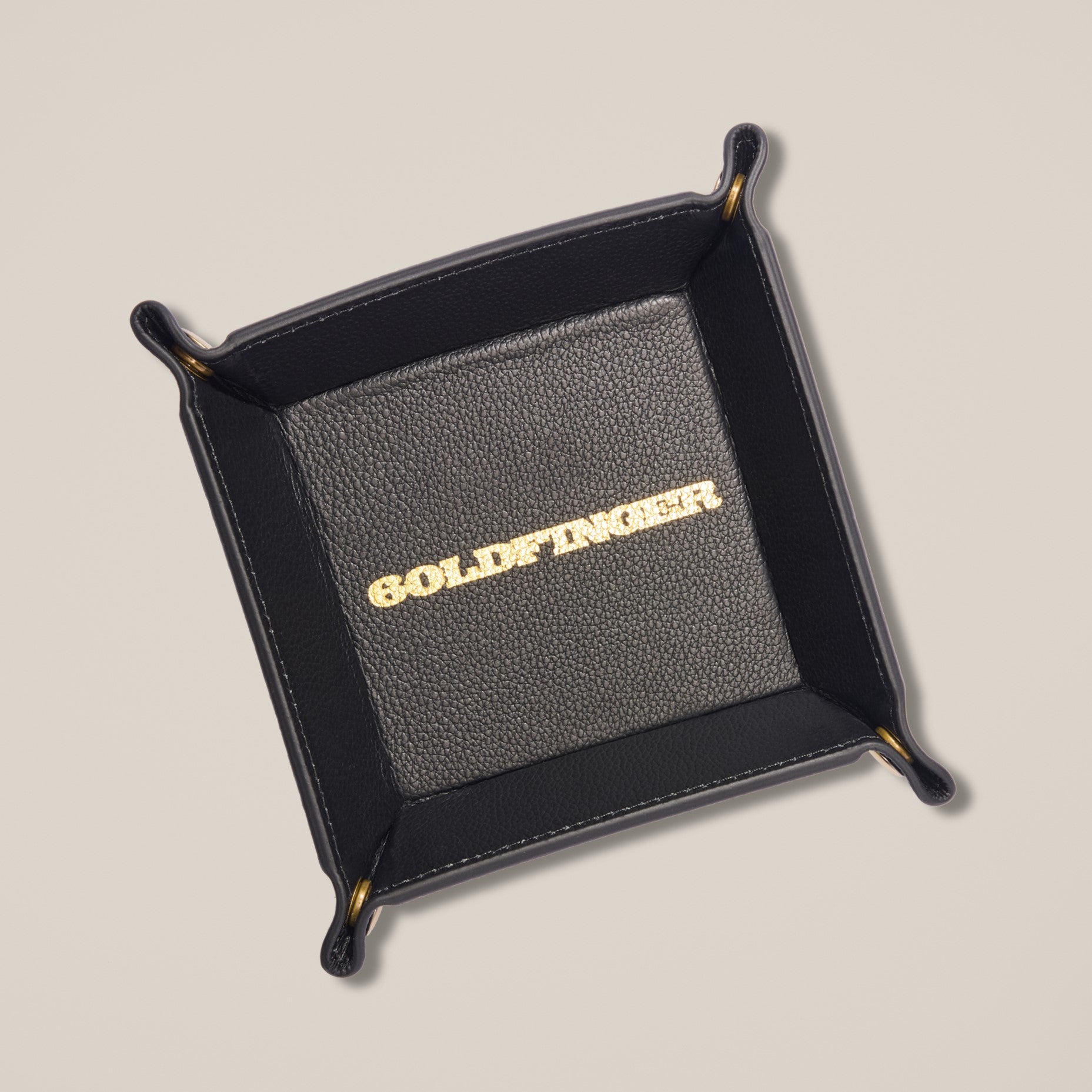 James Bond Leather Valet Tray - Goldfinger Edition - By Penfold 007Store