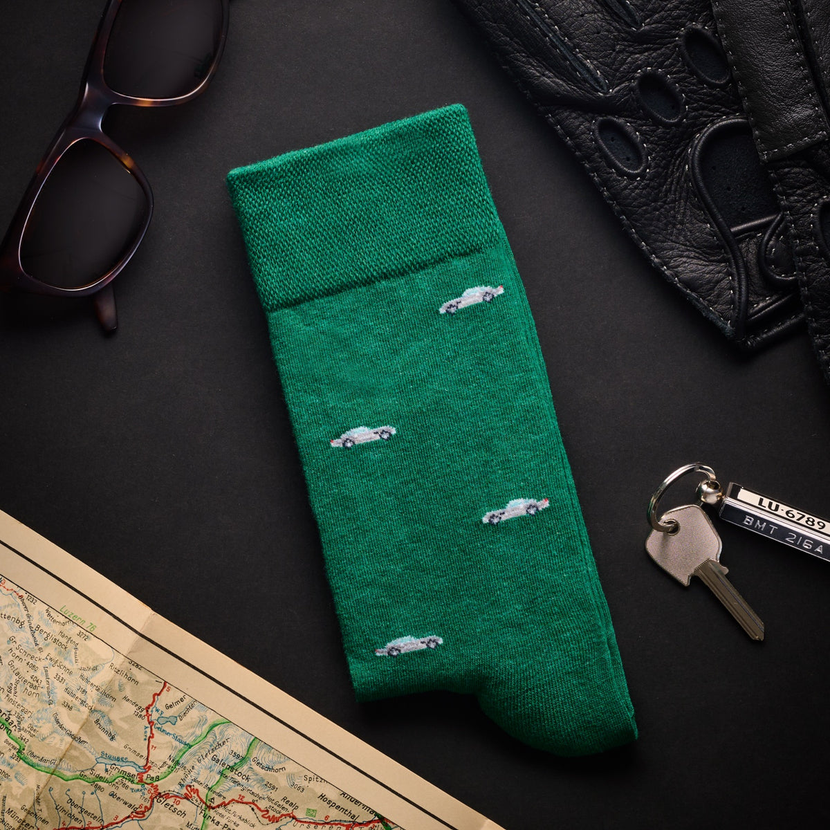 &quot;The 007 DB5&quot; James Bond Socks - Goldfinger Edition - By The London Sock Exchange