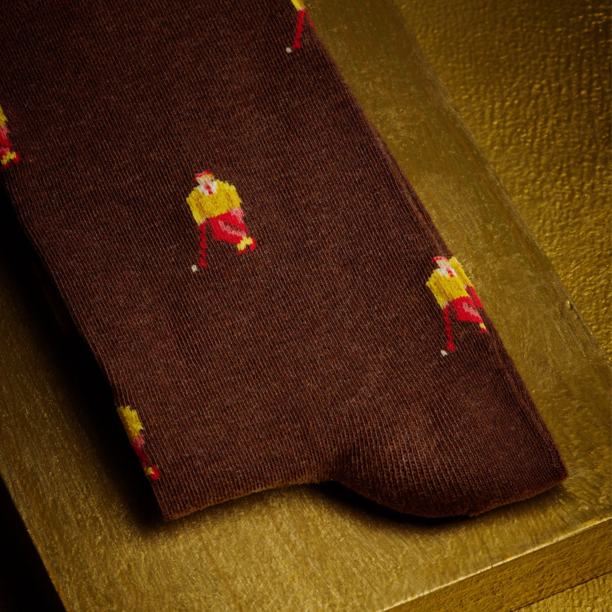 &quot;The Auric&quot; James Bond Socks - Goldfinger Edition - By The London Sock Exchange