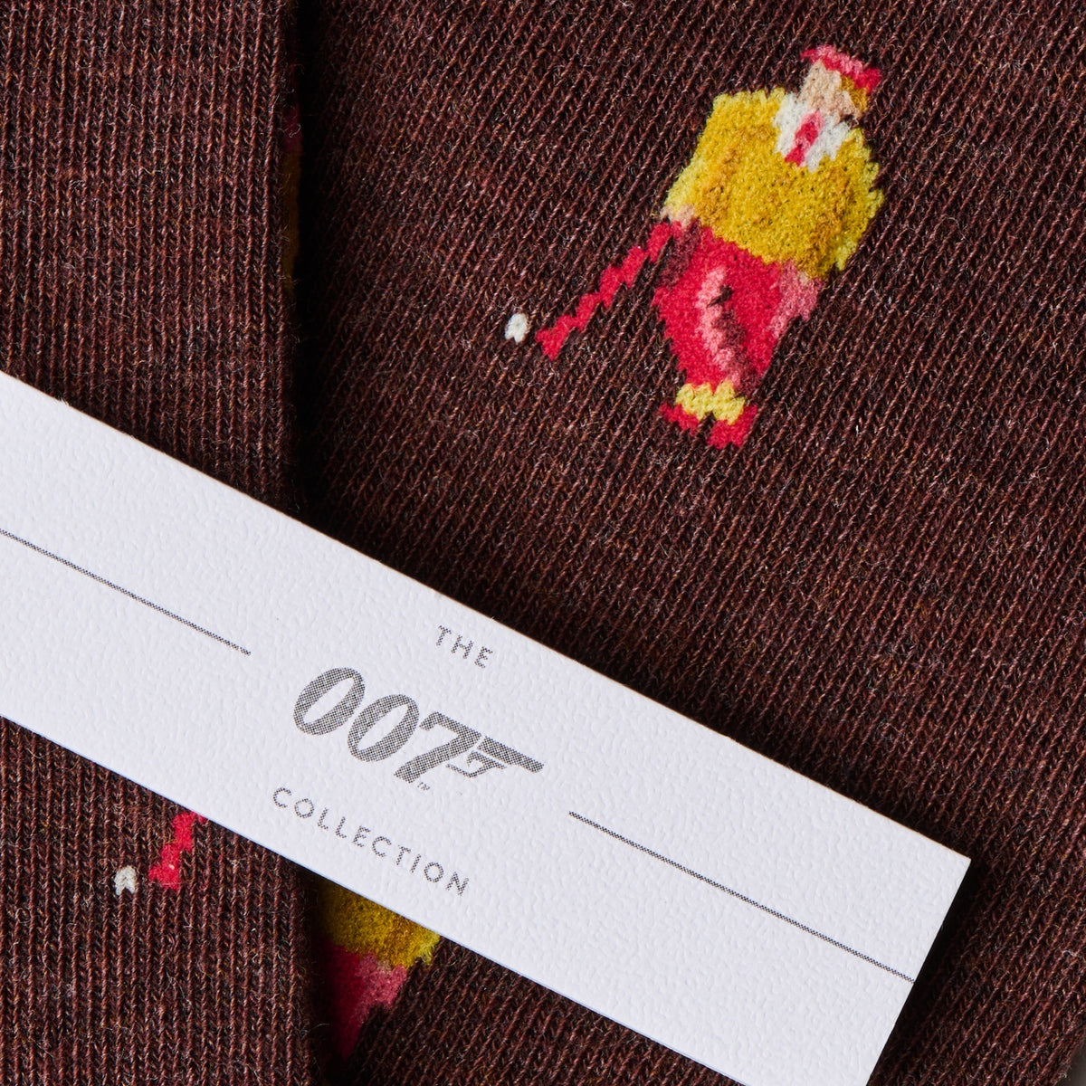 &quot;The Auric&quot; James Bond Socks - Goldfinger Edition - By The London Sock Exchange