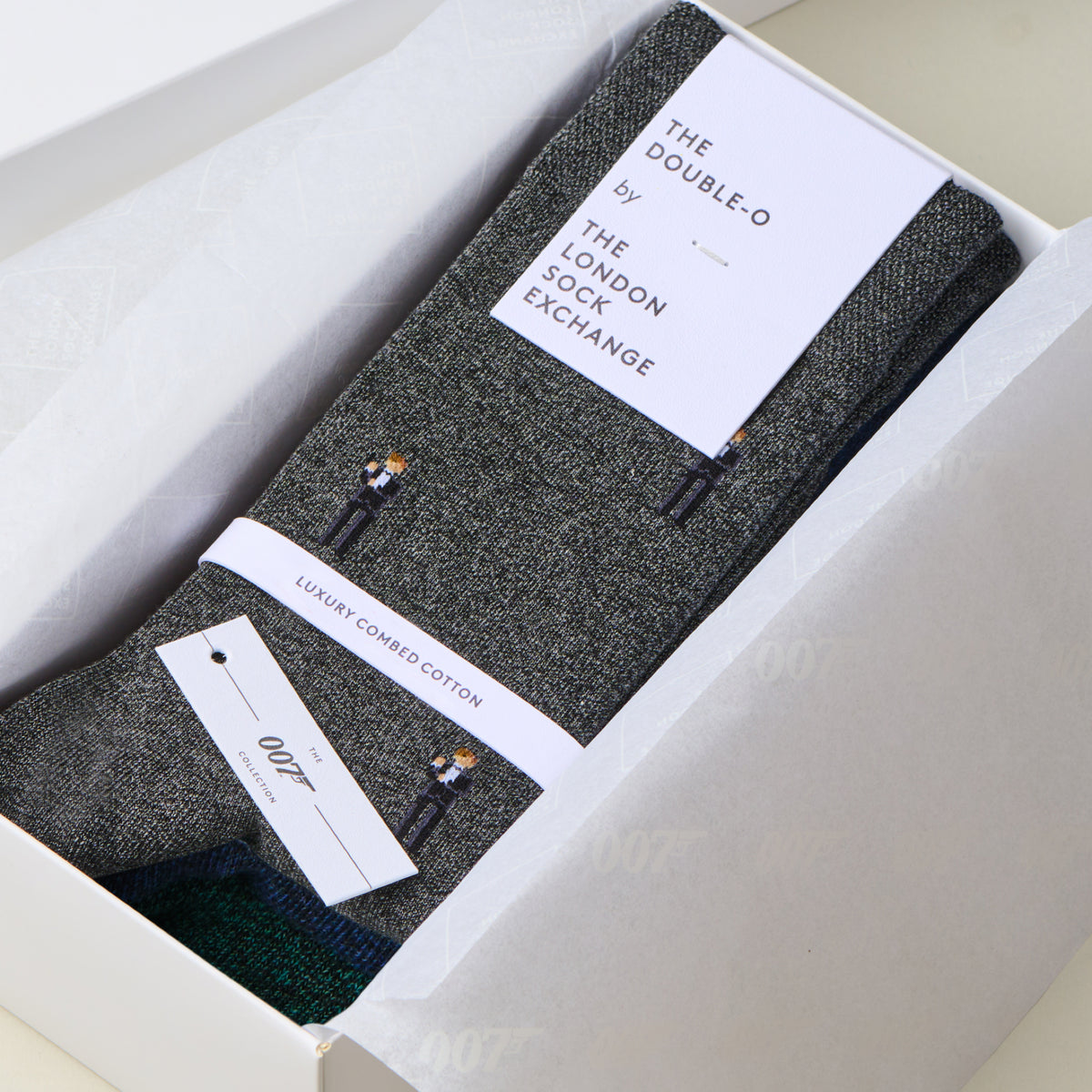 James Bond Three Sock Gift Box - Casino Royale Edition - By The London Sock Exchange 007Store