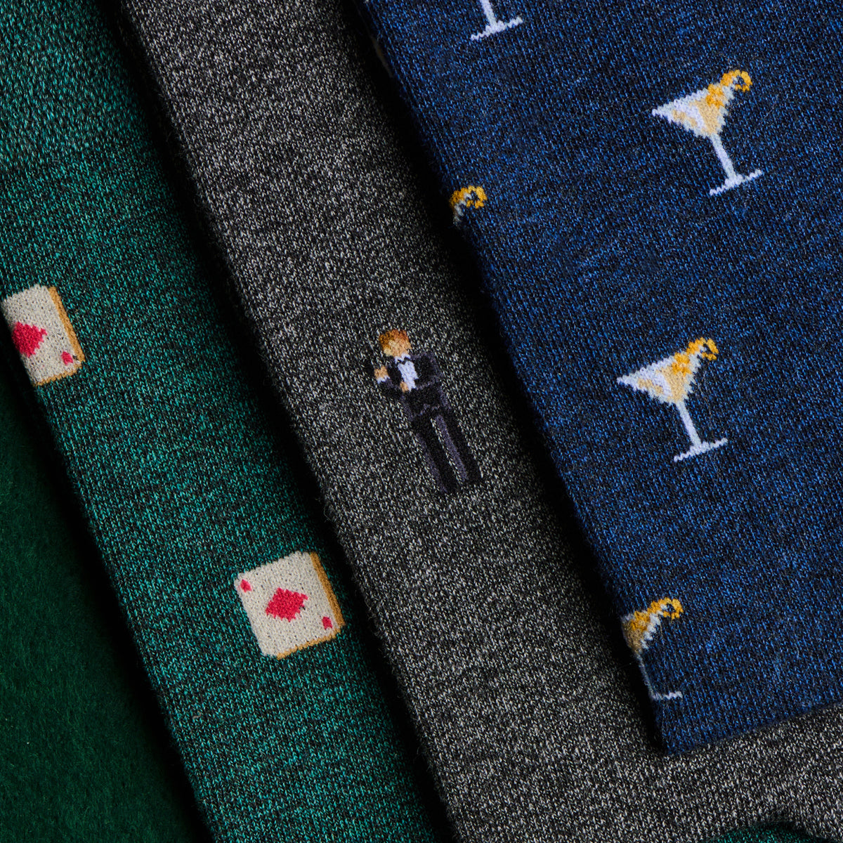 James Bond Three Sock Gift Box - Casino Royale Edition - By The London Sock Exchange 007Store