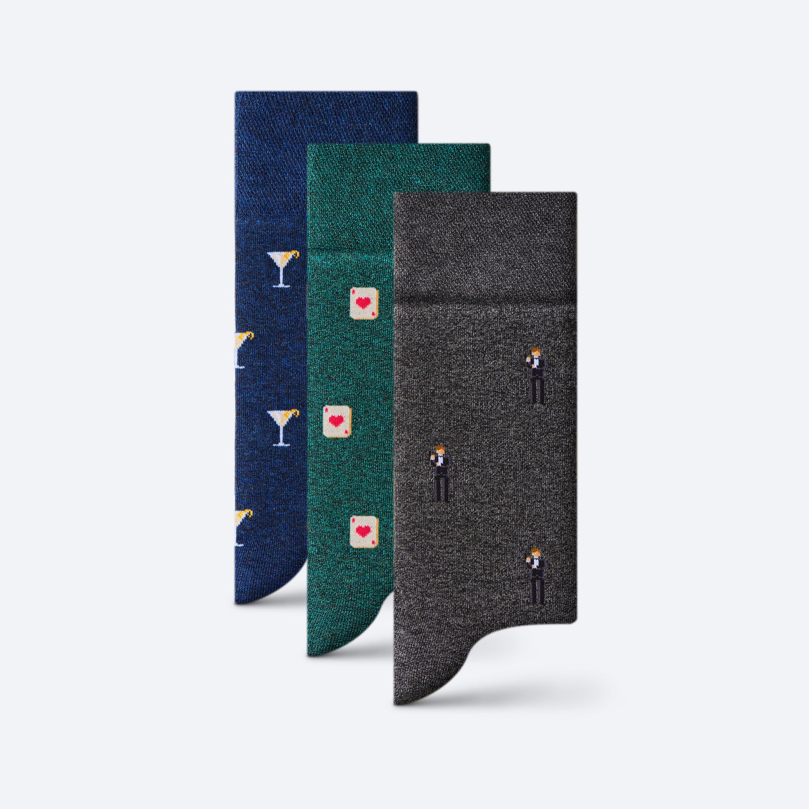 James Bond Three Sock Gift Box - Casino Royale Edition - By The London Sock Exchange 007Store