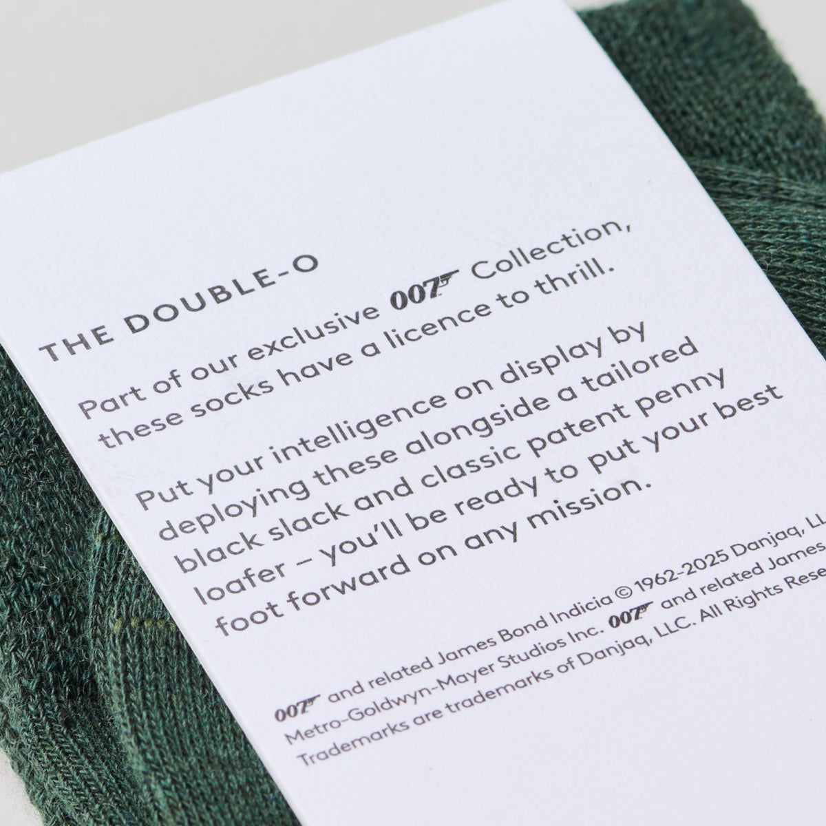 &quot;The Double O&quot; James Bond Socks - GoldenEye Edition - By The London Sock Exchange 007Store
