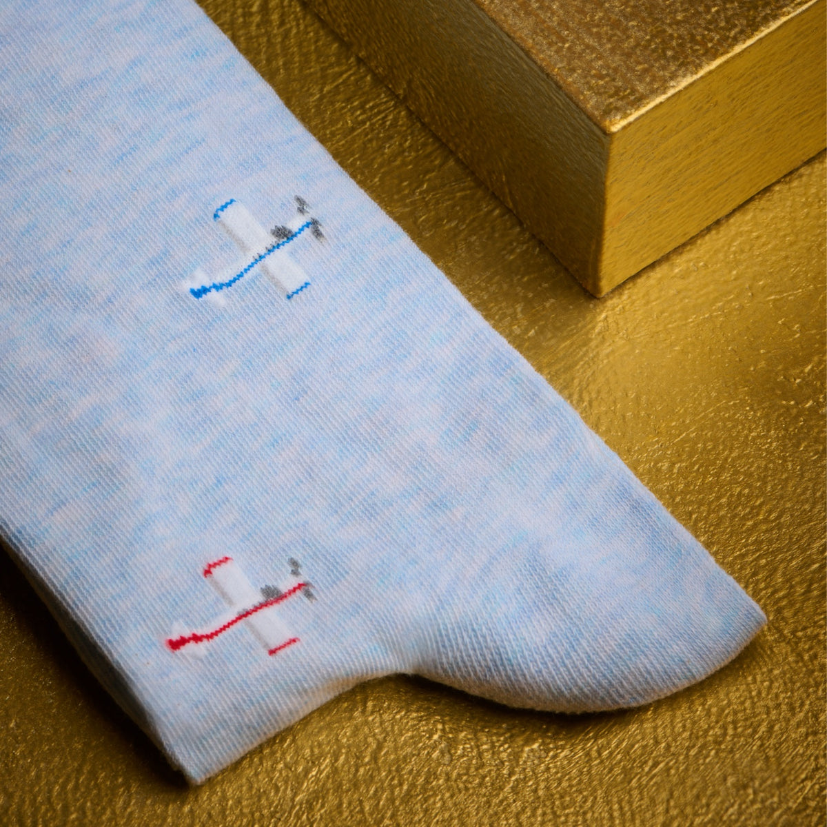 &quot;The Flying Circus&quot; James Bond Socks - Goldfinger Edition - By The London Sock Exchange 007Store